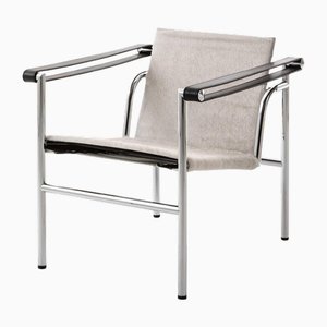 1 Armchair with Tilting Backrest by Le Corbusier for Cassina