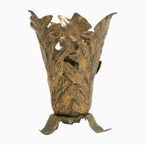 Portaombrelli in bronzo attribuito a François Xavier & Claude Lalanne, Francia, anni '70