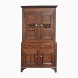 Armoire à Repas Antique Début 19ème Siècle en Chêne, Angleterre