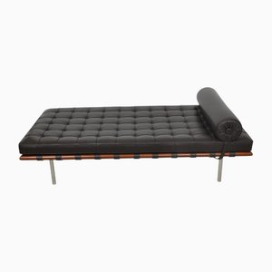 Barcelona Daybed in Brown Leather bu Ludwig Mies Van Der Rohe