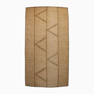 Tapis Saharien en Cuir et Bois