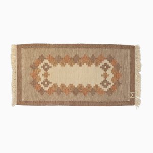 Small Swedish Kilim Rug by M, 1960s