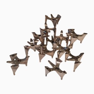 Candelabros Bird Flight enchufables de Hammonia Motard, años 70. Juego de 14
