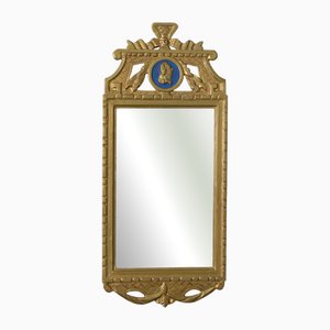 Gustavian Mirror with Cameo, 1890s