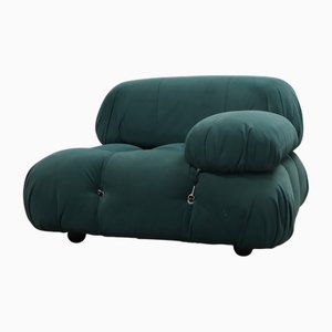 Camaleonda Green Fabric Armchair by Mario Bellini for C&b Italia, 1960s