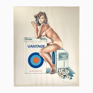 Mel Ramos, Vantage, Fotoincisione a colori, 1972
