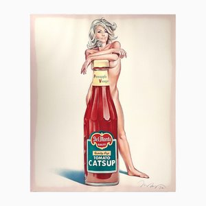 Mel Ramos, Della Monty, Farblichtdruck, 1972