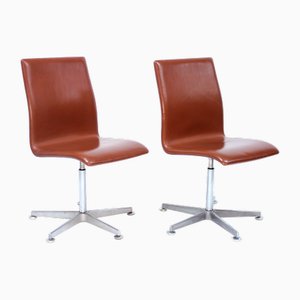 Oxford Chairs by Arne Jacobsen for Frits Hansen, 2005, Set of 2