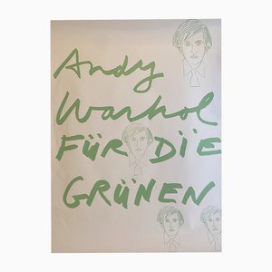 Andy Warhol, Für die Grünen, Original Silkscreen on Paper, 1978
