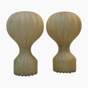 Grandes Lampes de Bureau Gatto par Achille and Pier Giacomo Castiglioni pour Flos, 1960s, Set de 2