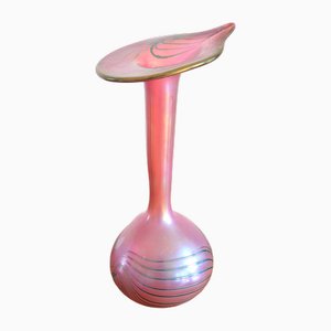 Art Nouveau Studio Glass Vase, 1980s