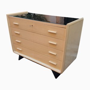 Commode Vintage en Parchemin, 1930s