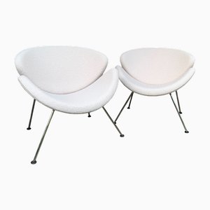 Set of Orange Slice Chairs by Pierre Paulin for Artifort, 1980s