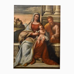 Benvenuto Tisi / Il Garofalo, Sainte Famille, années 1500-1600, huile sur toile