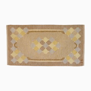 Tapis Kilim Mid-Century Moderne par JK, Suède, 1960s