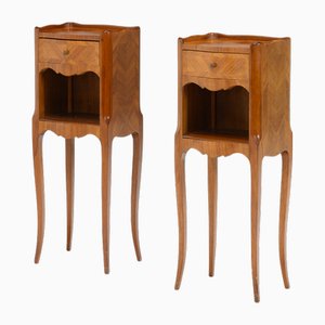 Vintage Bedside Tables, 1940s, Set of 2