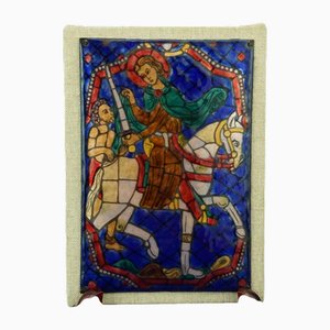 Vintage Neo-Renaissance Copper Plaque, 1920s