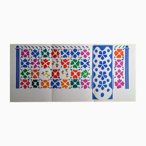 Henri Matisse, Decoration Fruits, Litografía en color grande, 1953