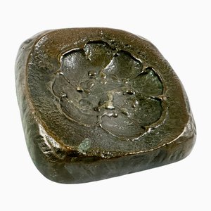 Brutalistischer Push & Pull Türgriff aus Bronze, 1970er