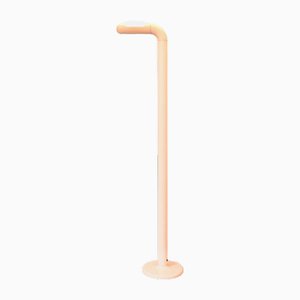 Weiße Röhren Stehlampe im Minimalistischen Stil von Relco, 1980er