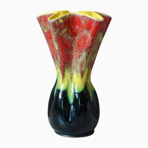 Französische Mid-Century Taschentuch Vase, 1950