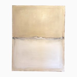 Marilina Marchica, Paysage Abstrait, Huile et Pastel sur Toile