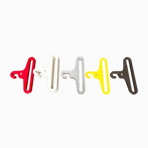 Mid-Century Modern Space Age German Coat Hangers by Ingo Maurer for M Design, 1960s, Set of 56