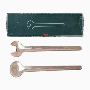 Mid-Century Danish Salad Servers by Erik Magnussen for Stelton, Set of 2