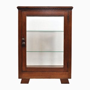 Art Deco Display Cabinet in Oak, 1920s