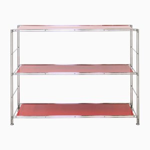 Metal Bookcase Shelving, 1980s