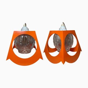 Vintage Hängelampen, 1970, 2er Set