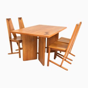 Mobilier de Salle à Manger Weird par Soren Nissen & Ebbe Gehl, 1980s, Set de 5