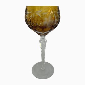 Grape Wine Glass in Amber by Römer for Nachtmann, 1970s