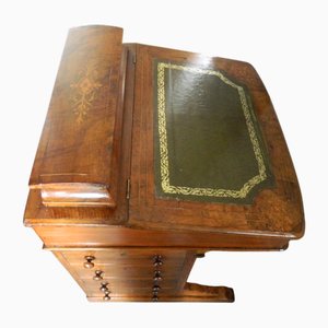 Victorian Walnut Davenport Desk