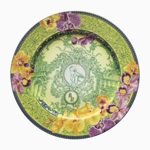 Assiette Murale DV Floralia par Versace pour Rosenthal, 1990s