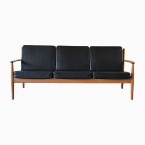 Vintage Three-Seater Bench by Grete Jalk for France & Son