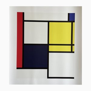 Piet Mondrian, Komposition Neoplastique Nr. 5 E, 1924, Druck