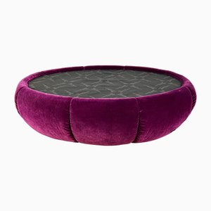 Cloud 7 Coffee Table in Oval Shape and Magenta Velvet from Bretz, 2000s