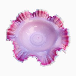 Art Nouveau Glass Plate, 1890s