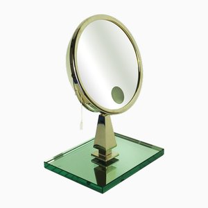 Illuminated Table Mirror by Maison Brot, 1970s