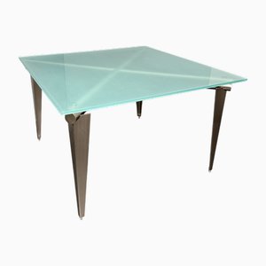 Glass Dining Table from Cappellini, Italy, 1980s