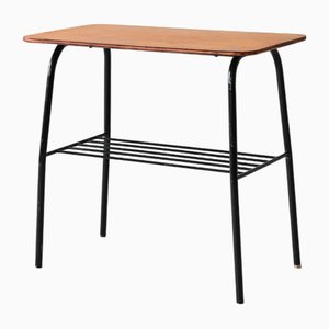 Vintage Scandinavian Coffee Table with Metal Frame, 1960s