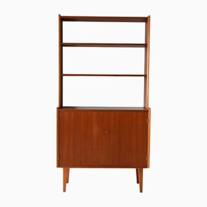 Scandinavian Bookcase with Doors and Shelves, 1960s