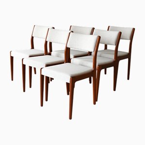 Scandinavian Teak Chairs, 1960s, Set of 6