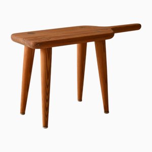 Skandinavischer Hocker aus Lärche, 1950er