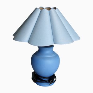 Blaue Vintage Nachttischlampe an der Küste, 1990er