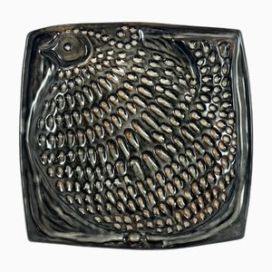 Ceramic Wall Plaque with Bird from Gabriel, Sweden, 1960s