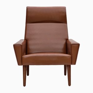 Danish Highback Armchair by Vejen Polstermøbelfabrik, 1970s