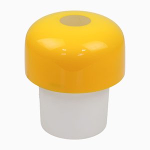Gelbe Mushroom Tischlampe von Luigi Massoni für Guzzini, 1970er