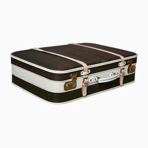 Valise Bohemian Verte Vintage, France, 1960s